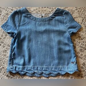 Vineyard Vines Blue Kids Blouse